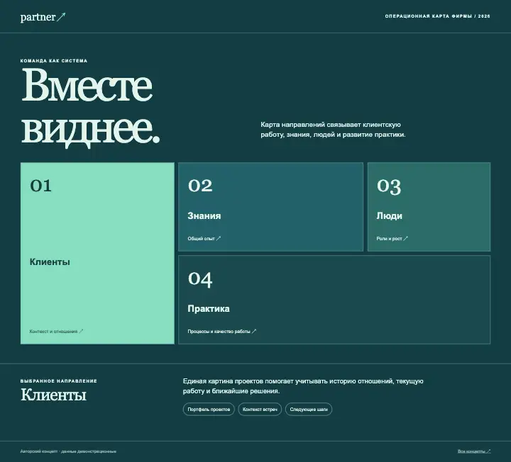 Partner — страница целиком