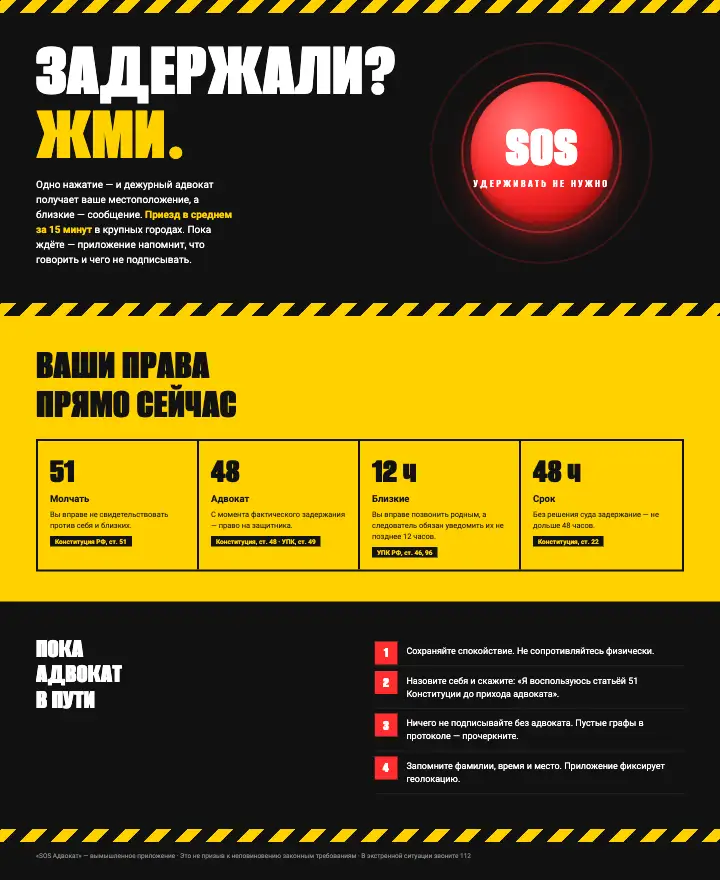 SOS Адвокат — страница целиком