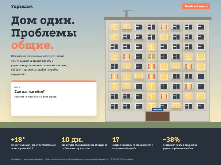 Управдом — страница целиком