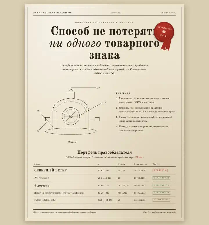 Знак — страница целиком