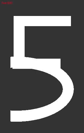 Проба глифа five