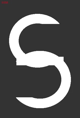 Проба глифа S